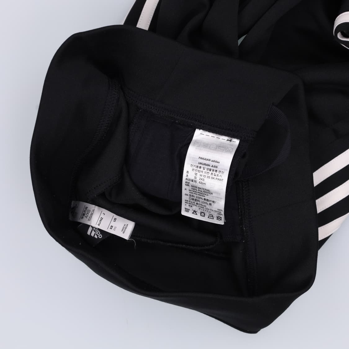 2XS 아디다스 블랙 레깅스 0401H1 상품이미지5