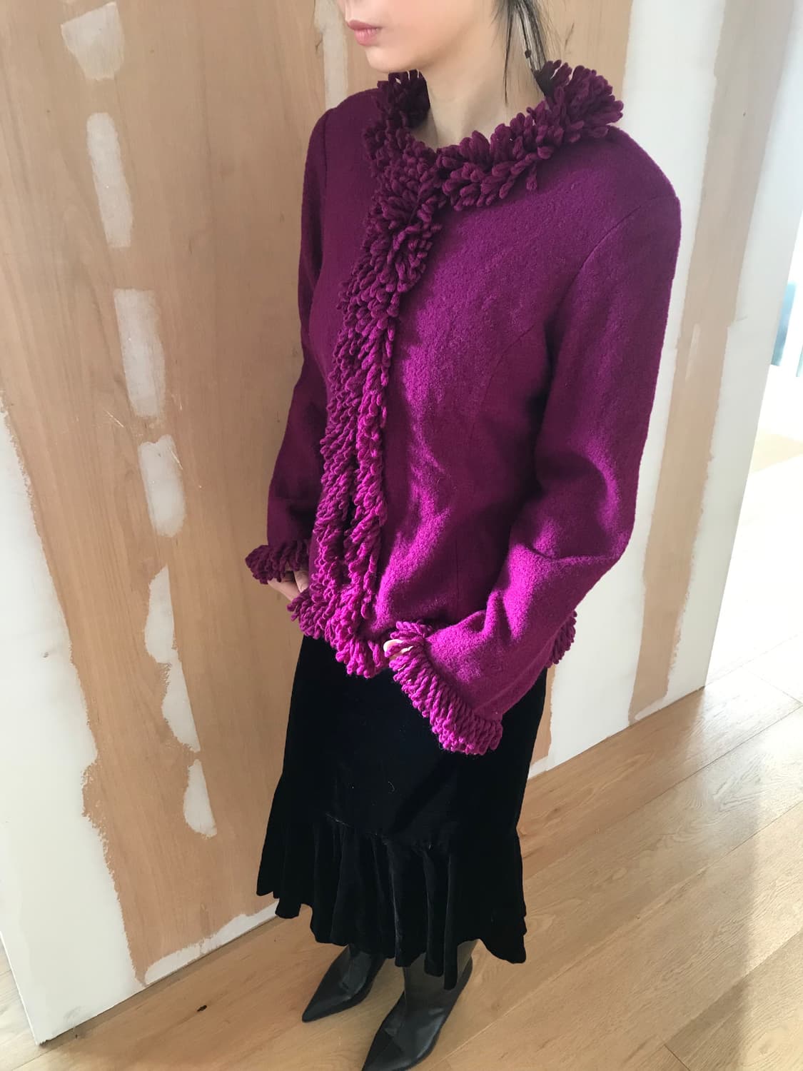 vintage fringe cardigan 상품이미지6