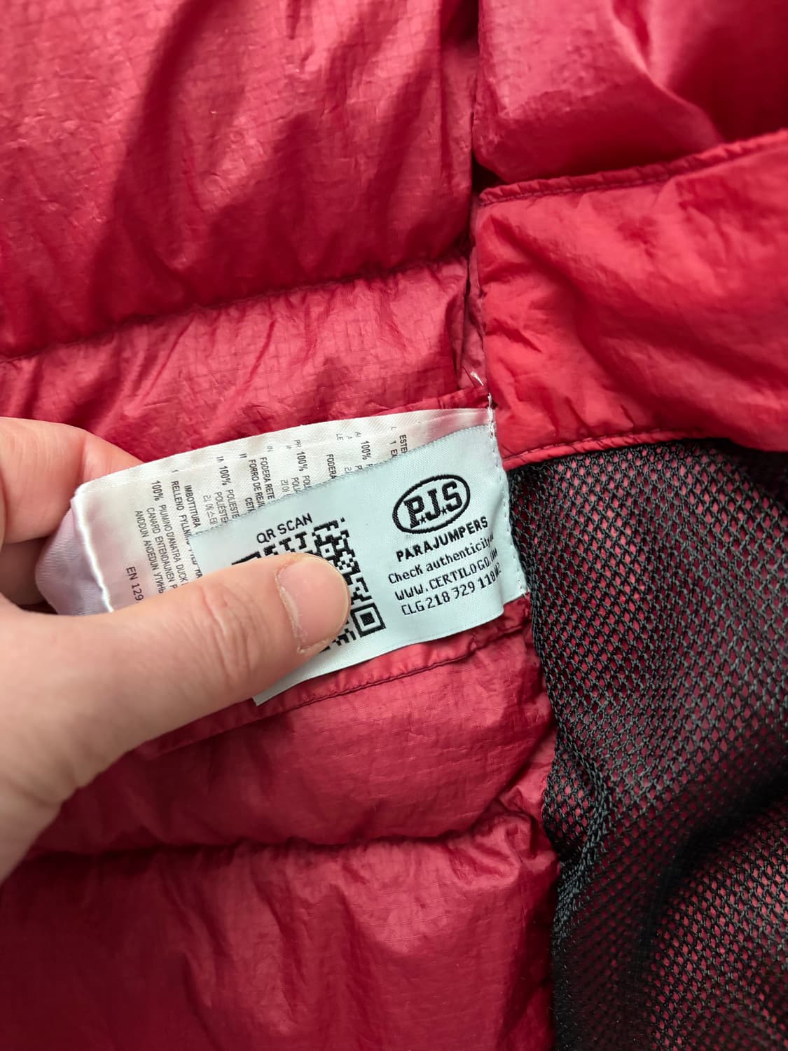 [L] 파라점퍼스 노튼 노턴 패딩 레드 상품이미지3