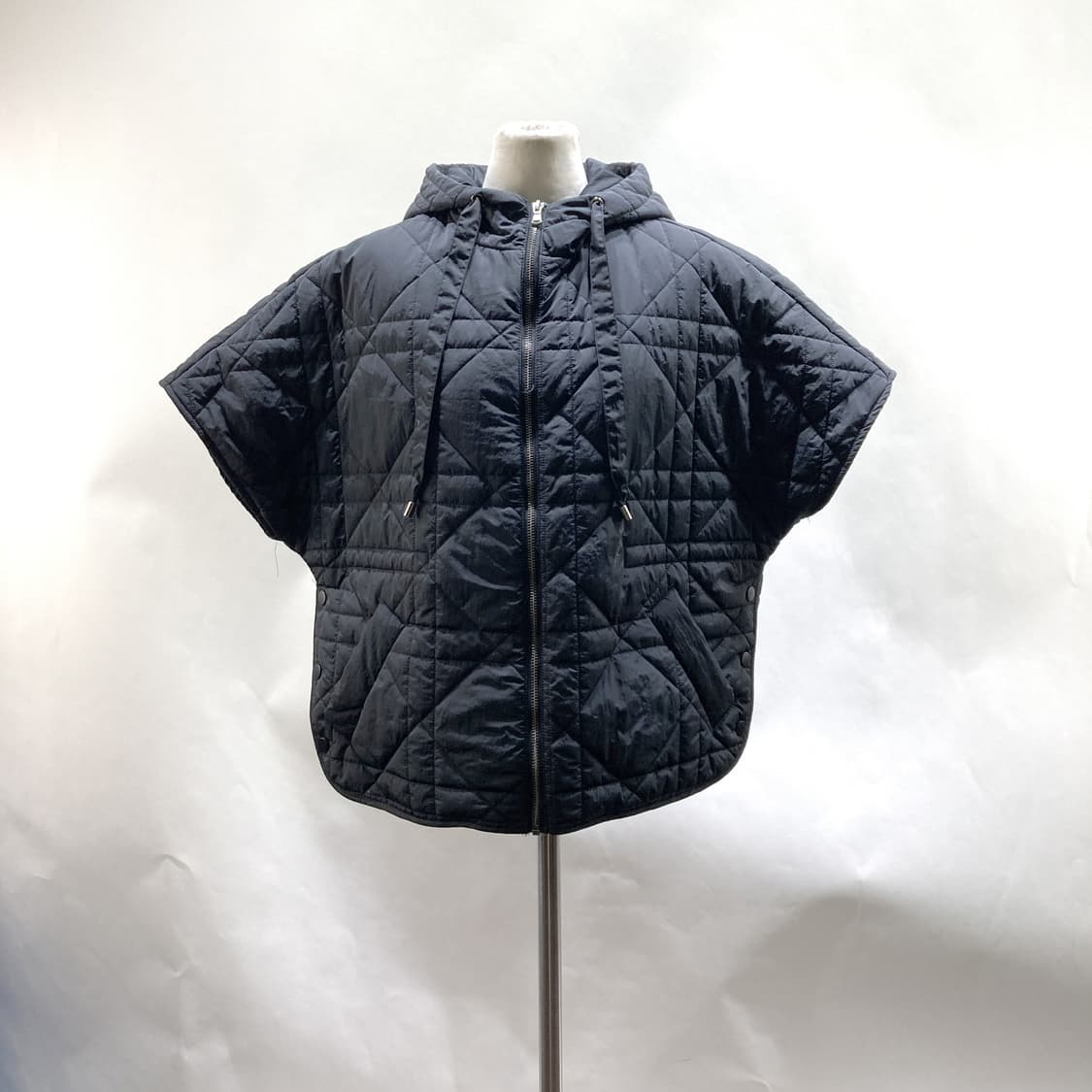 MESI J 여성 퀼팅 후드반팔패딩자켓 55  상품이미지1