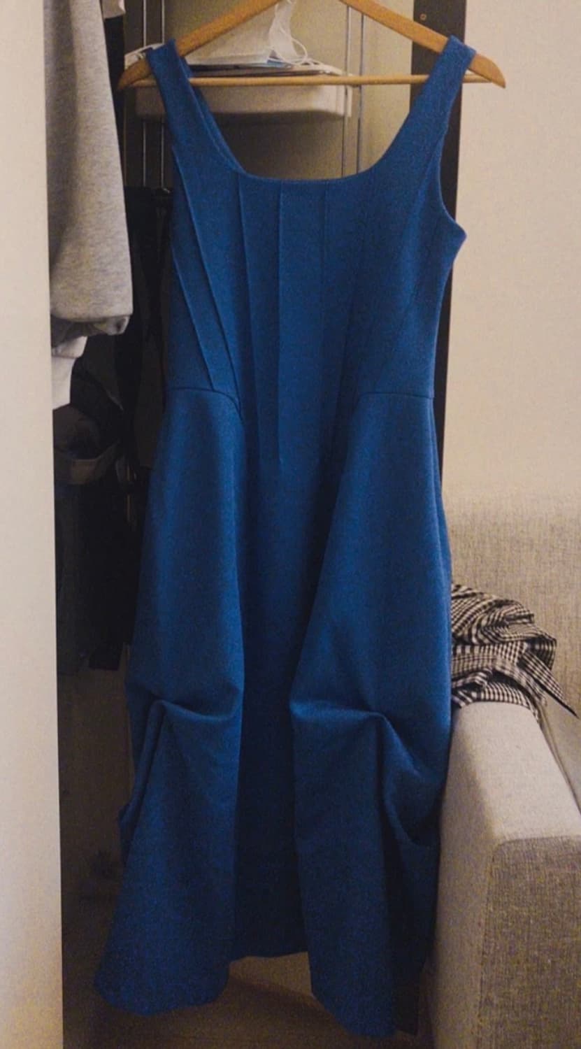 KIMZISU Pintuck Jersey Dress _ Blue 상품이미지5