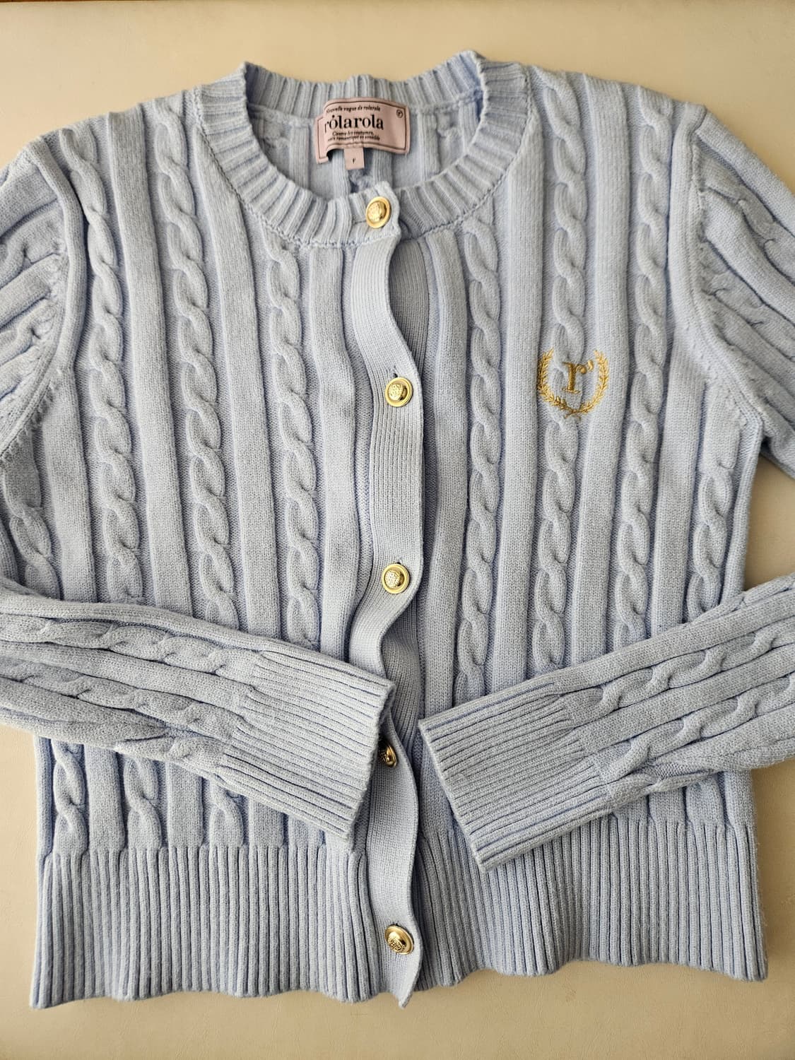 로라로라 케이블가디건 상품이미지2