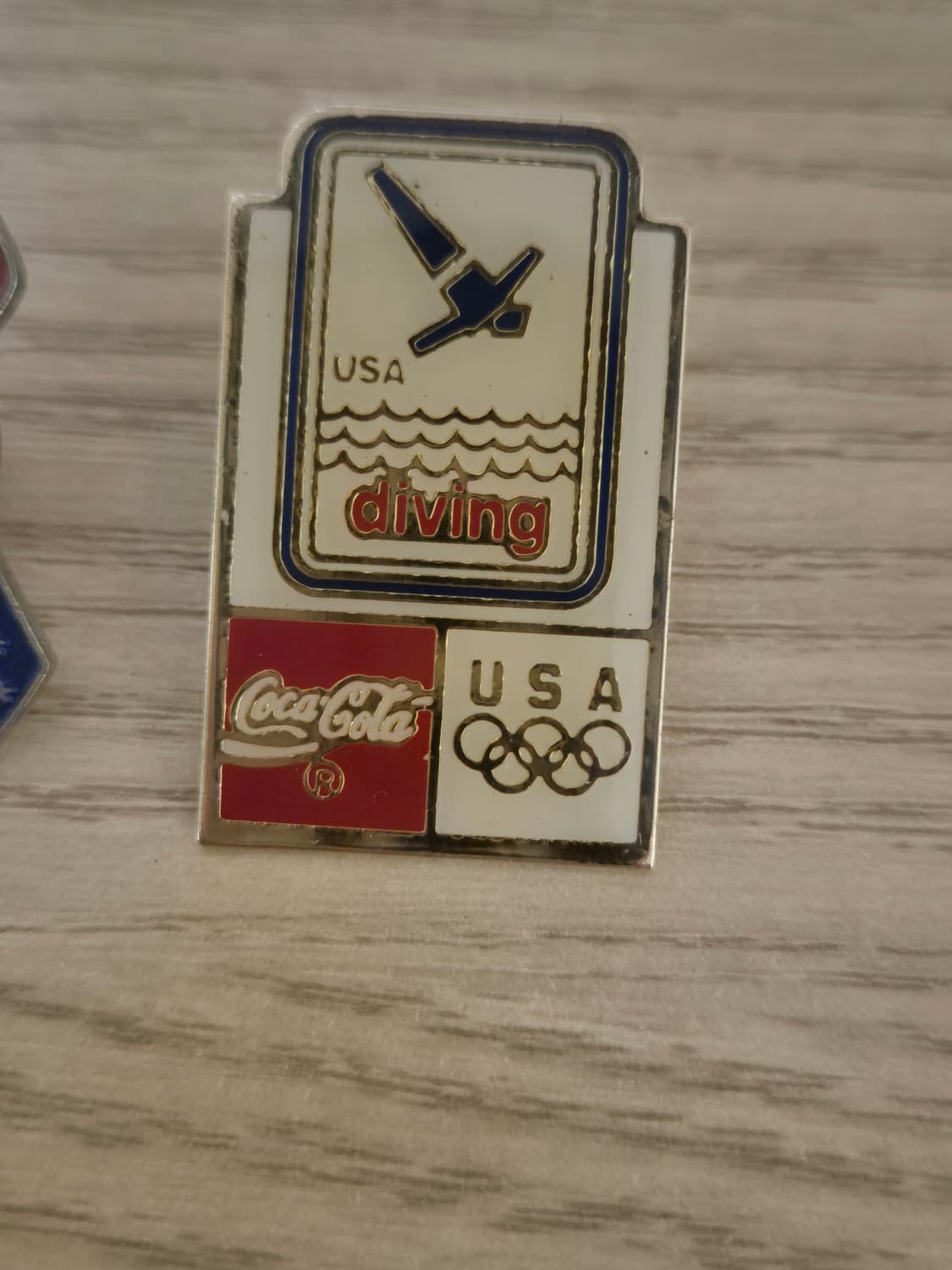 LA 올림픽, 성조기 리본 뱃지 상품이미지2