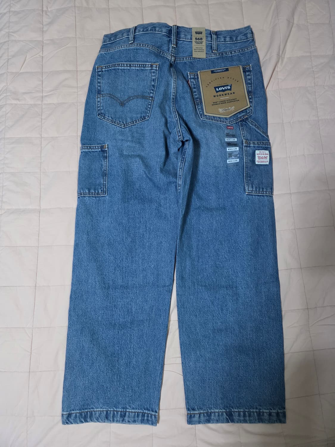 리바이스568 더블니 34x32 상품이미지2