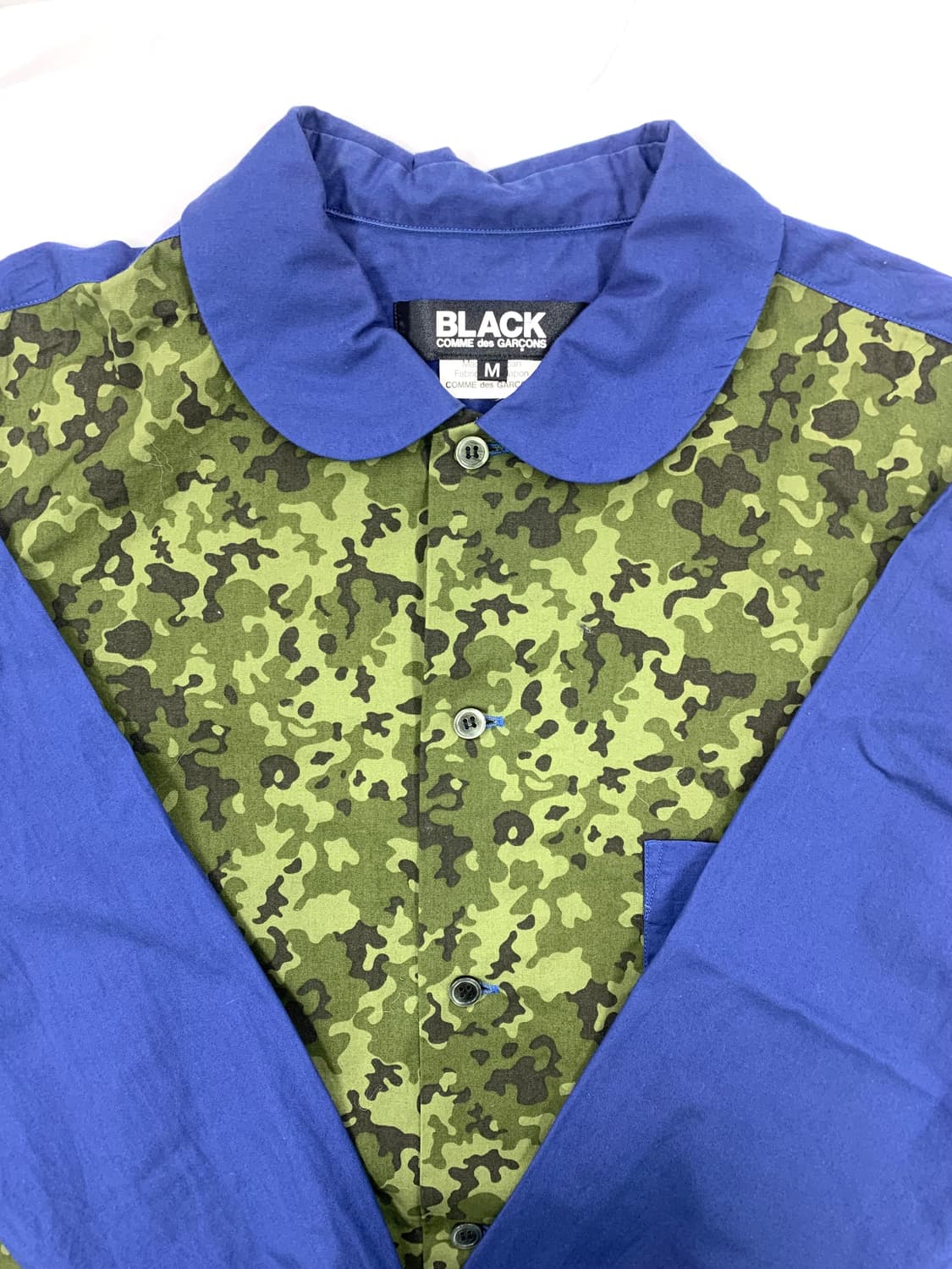 꼼데가르송 블랙 패치워크 카모 셔츠 상품이미지3