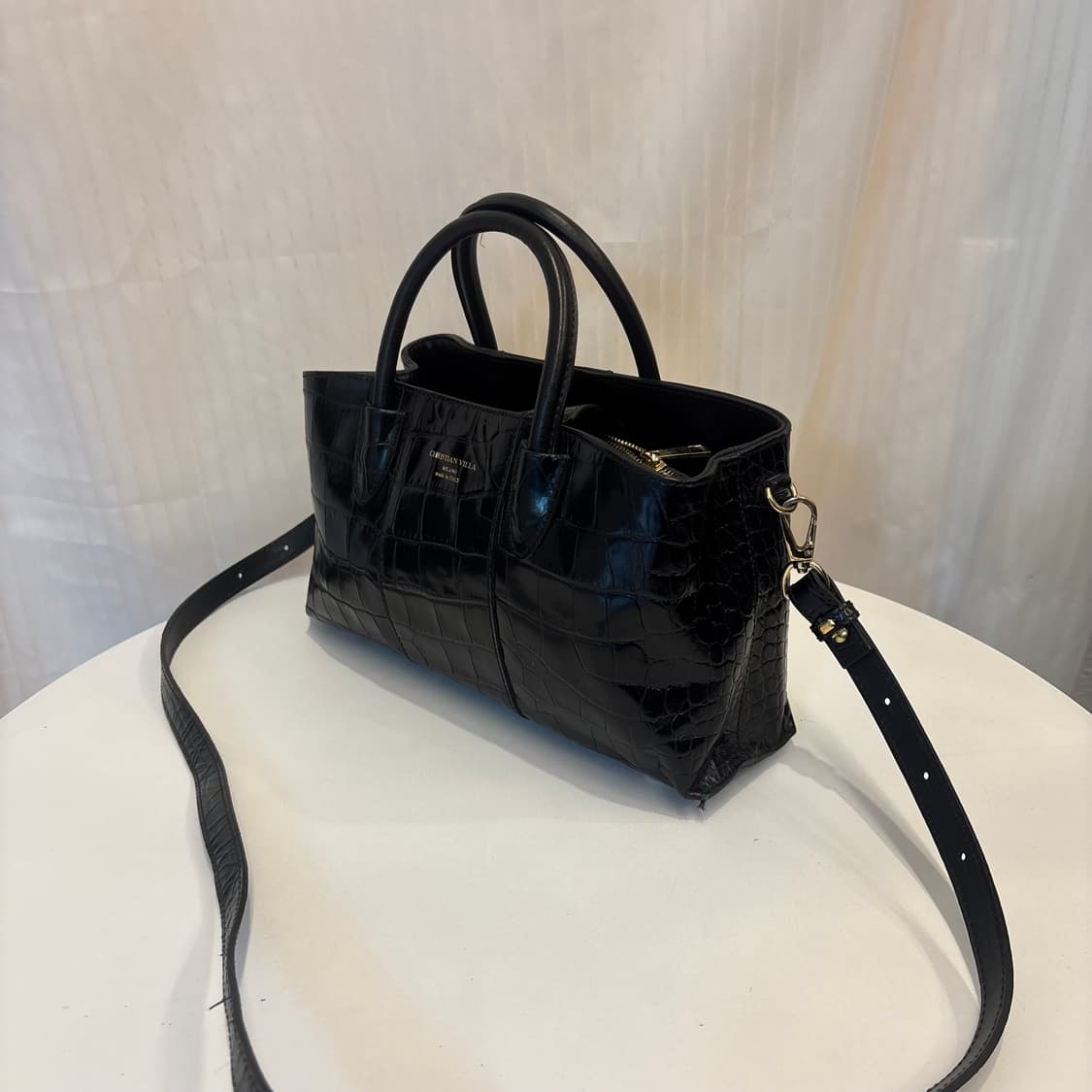 정품 크리스찬 빌라 투웨이 토트백     상품이미지6