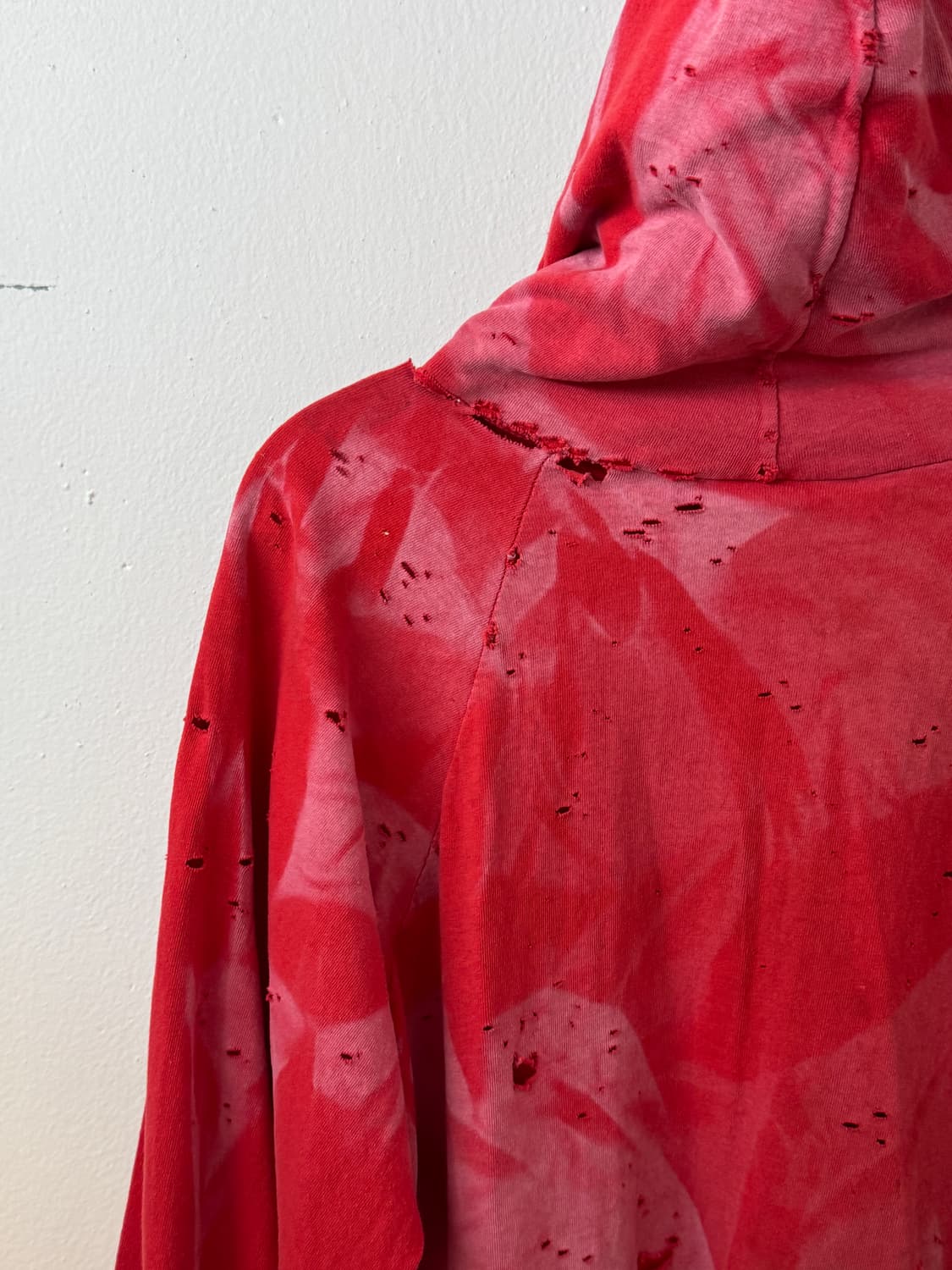 Sun bleached 80s light cotton hoodie 상품이미지8