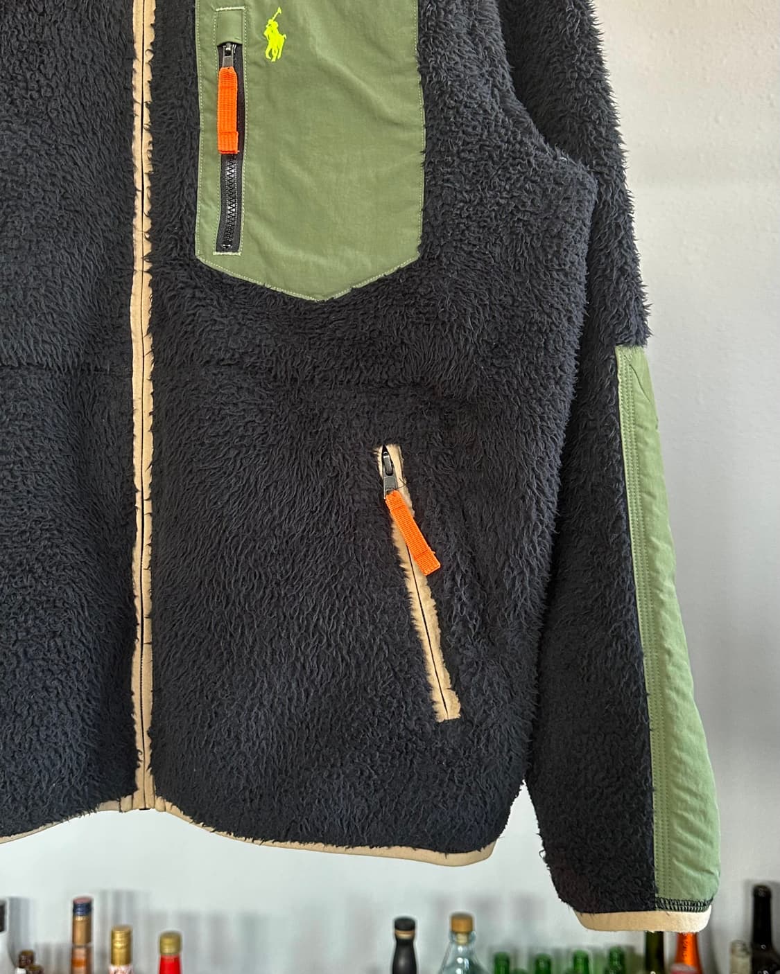 [M]폴로 랄프로렌 윈드 블로킹 쉐르파 후리스 자켓 상품이미지5