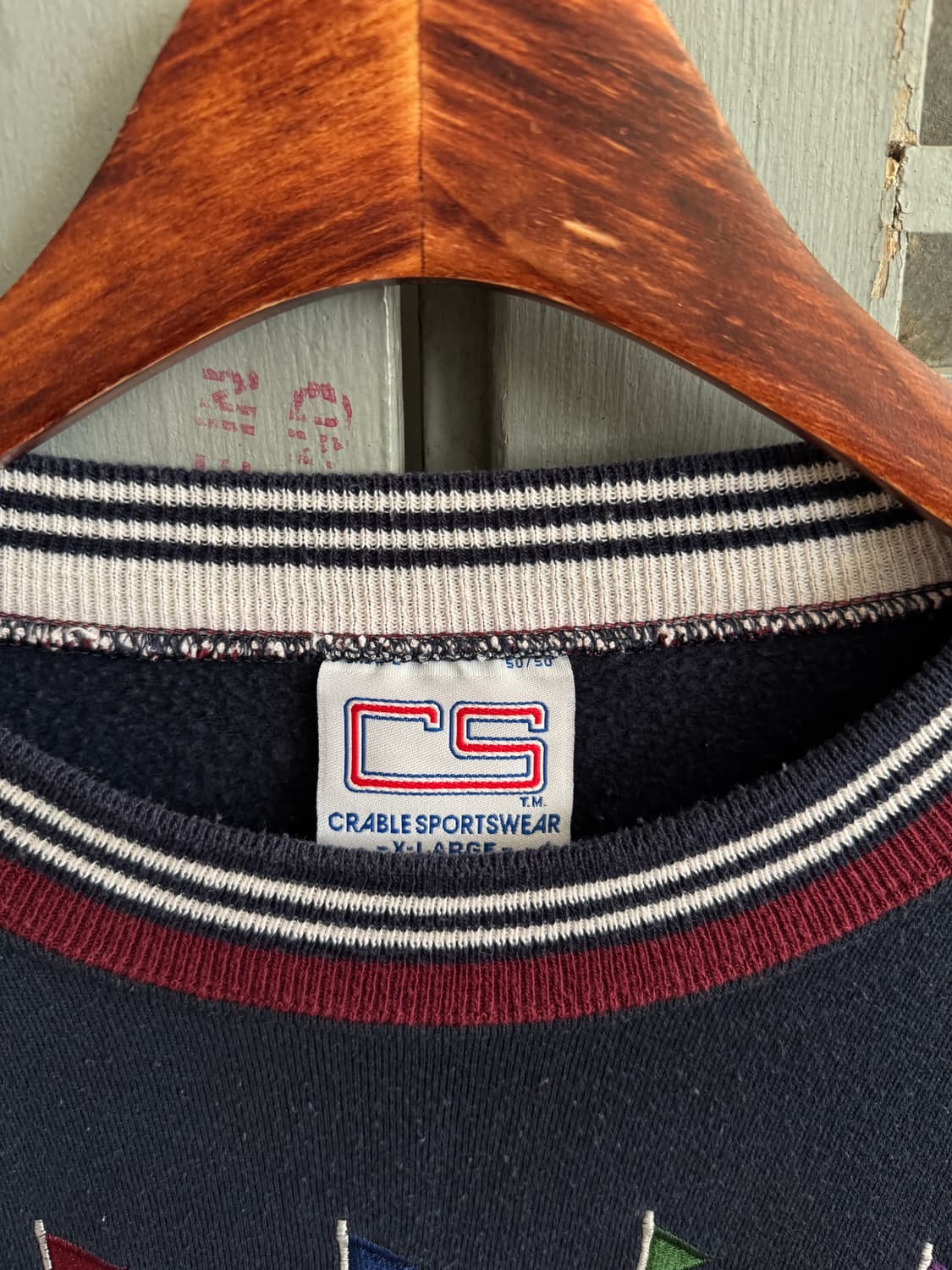 [XL]90's Made in USA 골프 링거 스웻셔츠 상품이미지3