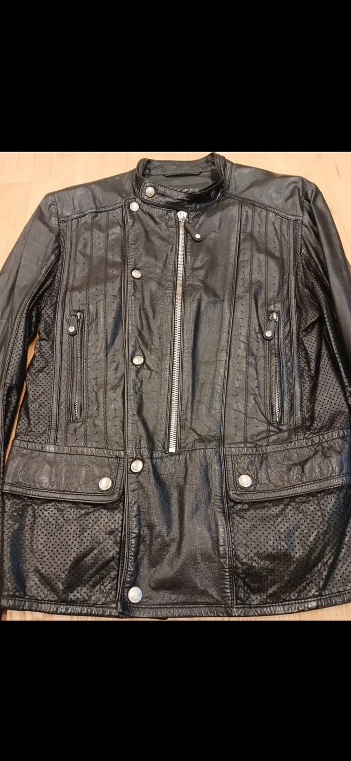 GUCCI BIKER LEATHER JACKET 상품이미지3
