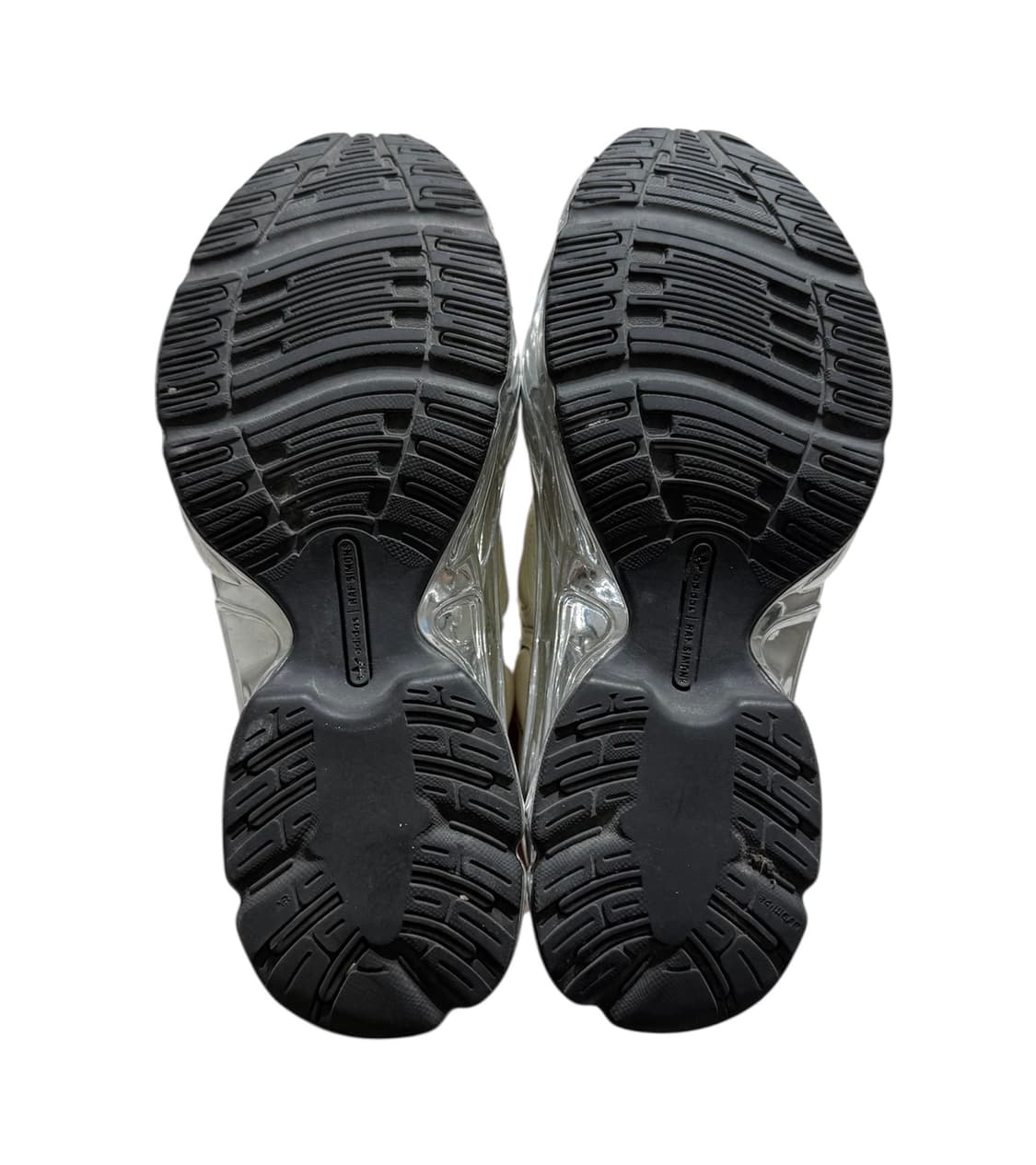 아디다스 X 라프시몬스 오즈위고 크림 화이트 메탈릭실버 스니커즈 상품이미지6