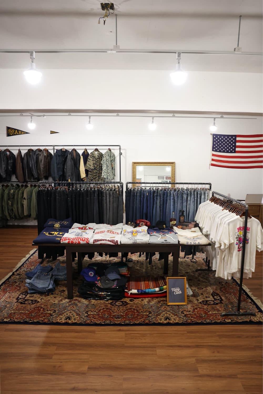 성수동 빈티지샵 네이비클로스 상품이미지1