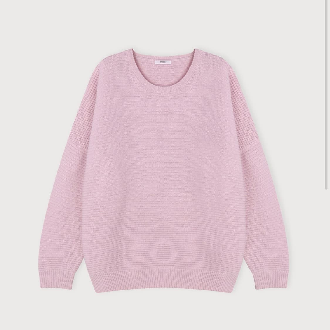 에토스 커비 슬리브 니트 핑크 상품이미지1