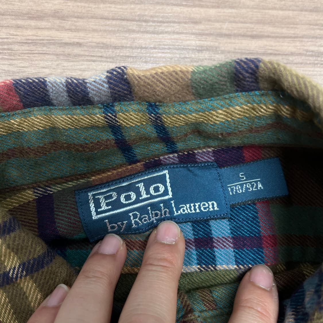 95 폴로랄프로렌 컨트리 체크 엘보우 패치셔츠 상품이미지4