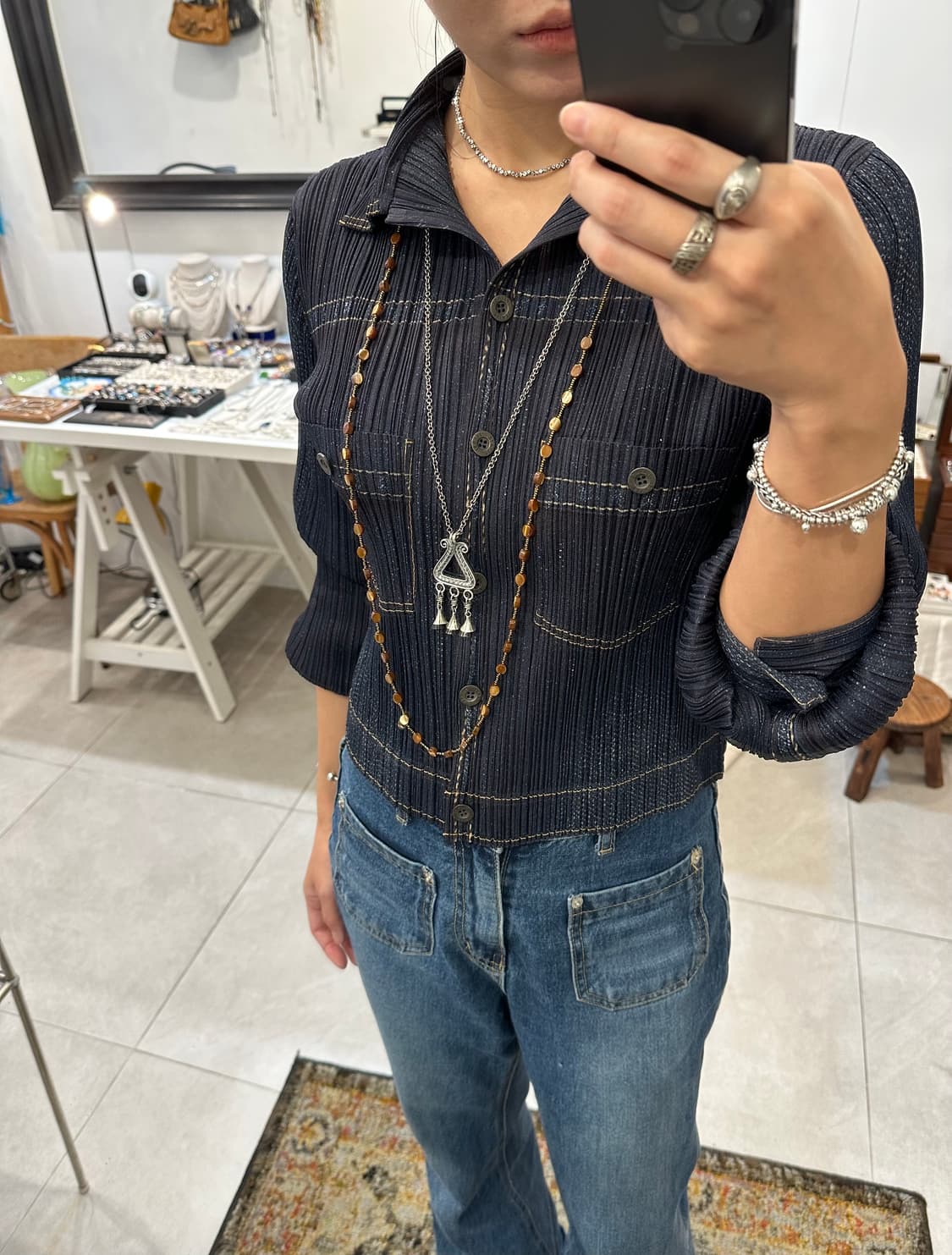 Antique vintage 925silver neck 상품이미지5