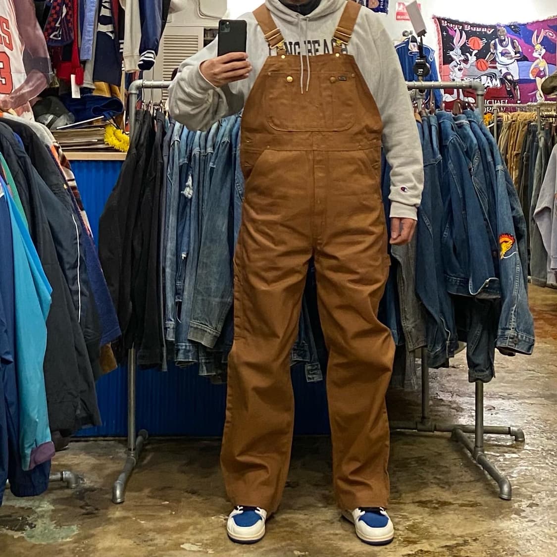 새상품 레어 90s USA KODIAK 워크 오버롤 상품이미지2