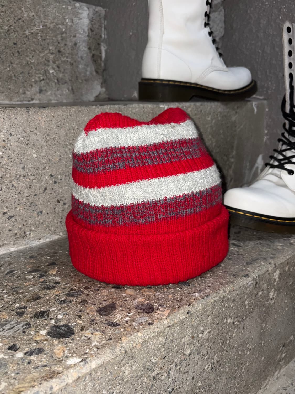 빈티지 스트라이프 비니 상품이미지4