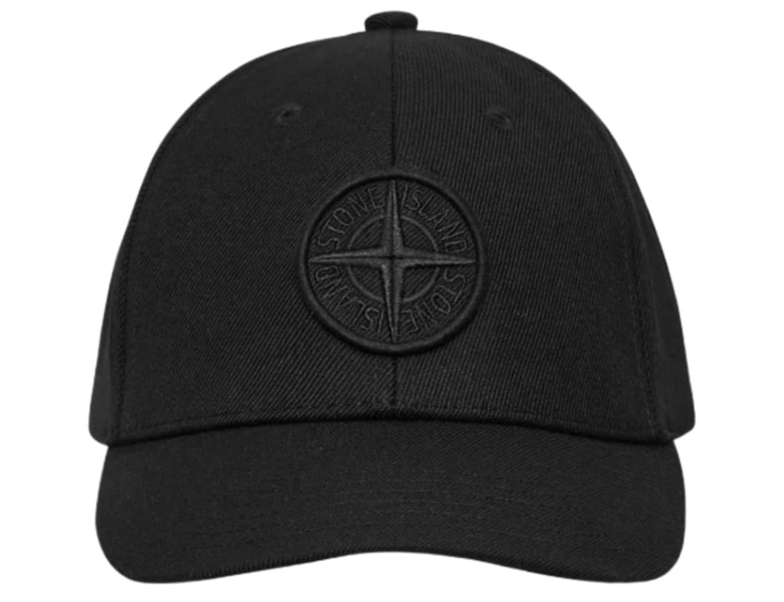 [OS] 스톤 아일랜드 99675 6-패널 캡 블랙 상품이미지1