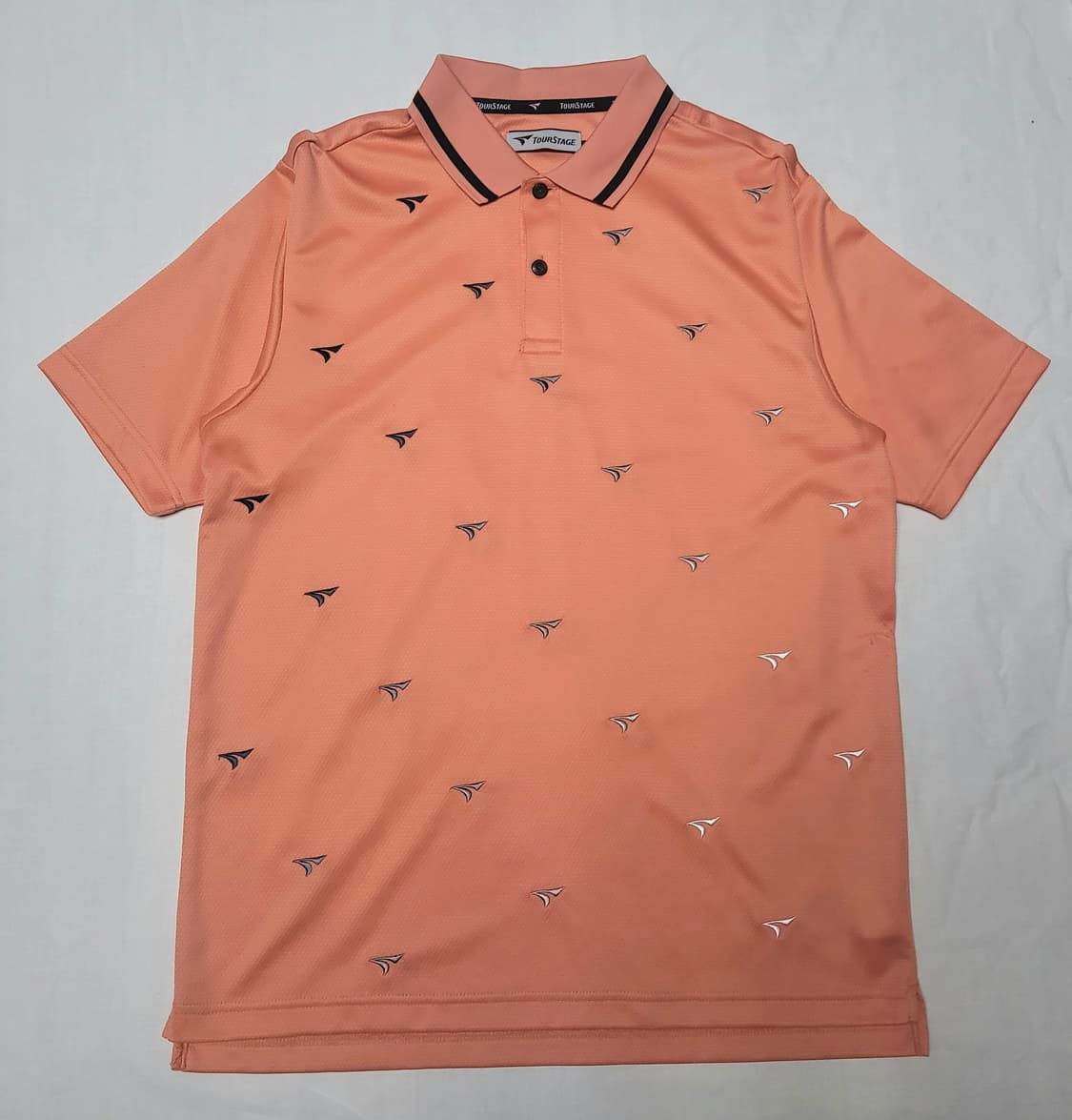 투어스테이지 TOUR STAGE 남성용 기능성 반팔 카라 티셔츠 L사이즈 상품이미지1