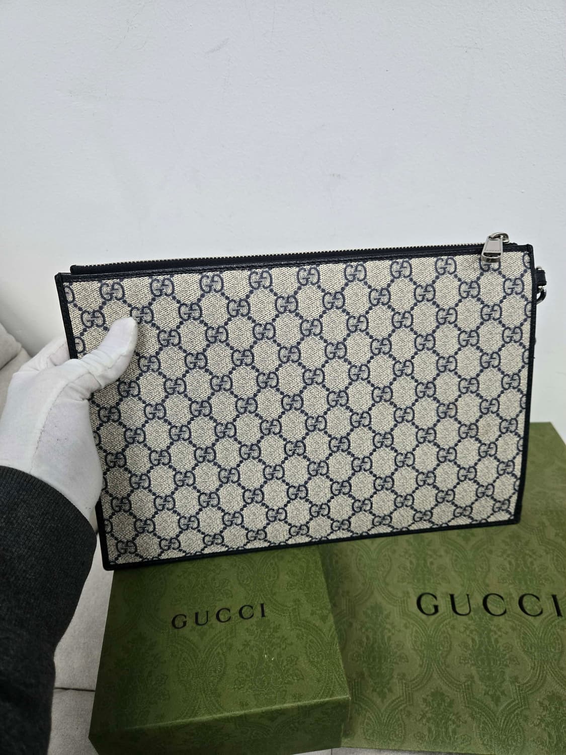 [보증서 정품]구찌 인터로킹 클러치백 상품이미지4