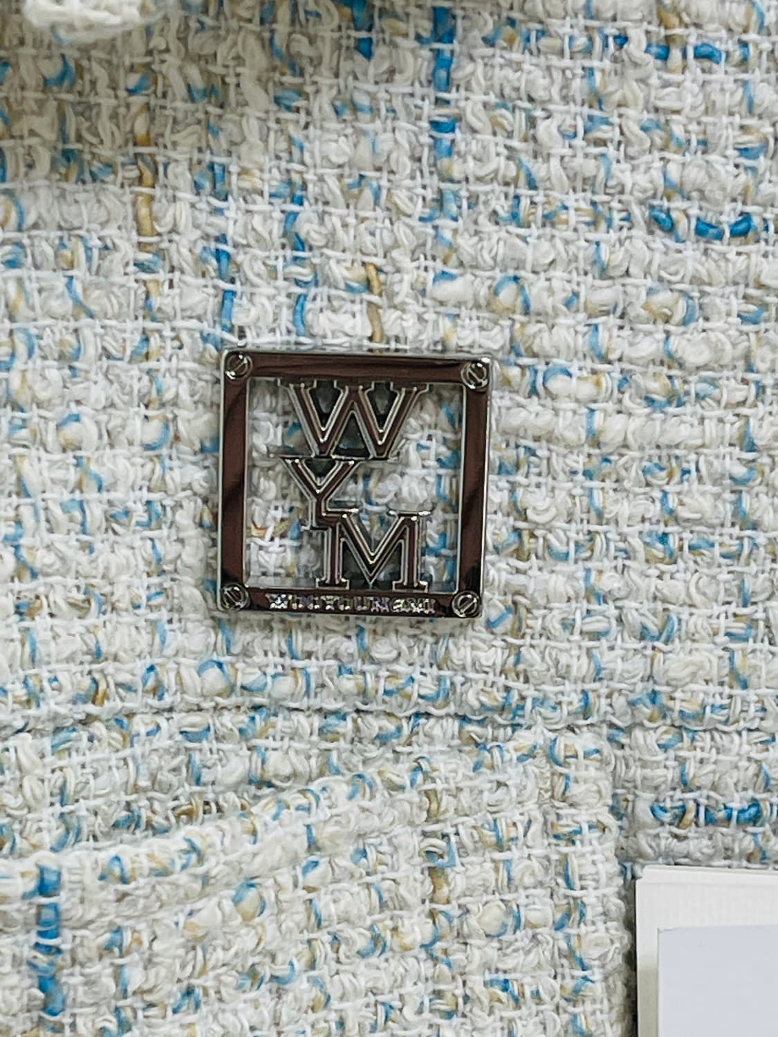 [거의 새것] 우영미 트위드 자켓 50(105) 화이트 상품이미지4