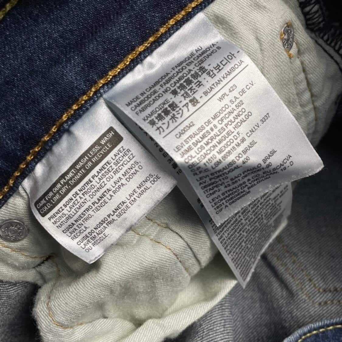 36 리바이스 513 청바지 상품이미지2