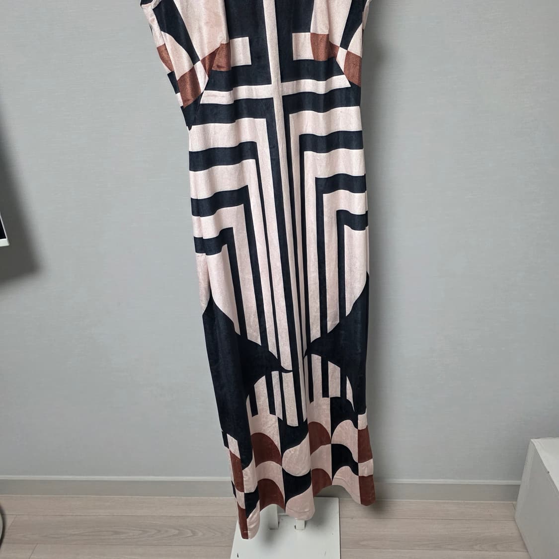 Anthropologie기하학 패턴 롱 슬리브리스 원피스 상품이미지7