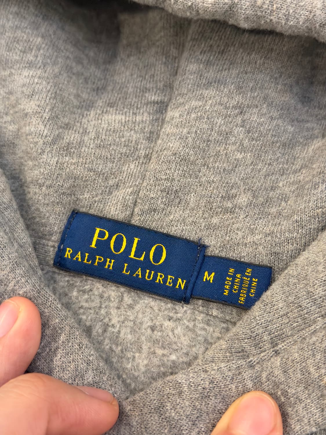 신형) 폴로 랄프로렌 포니로고 후드티 그레이 상품이미지3