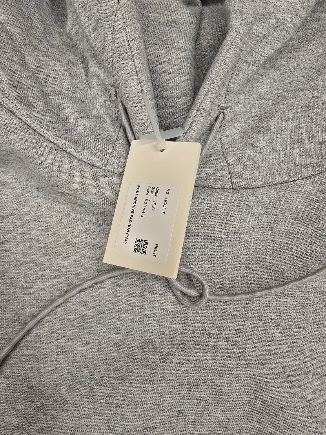 PAF 8.0 라이트 후드 그레이 L 새제품 상품이미지4