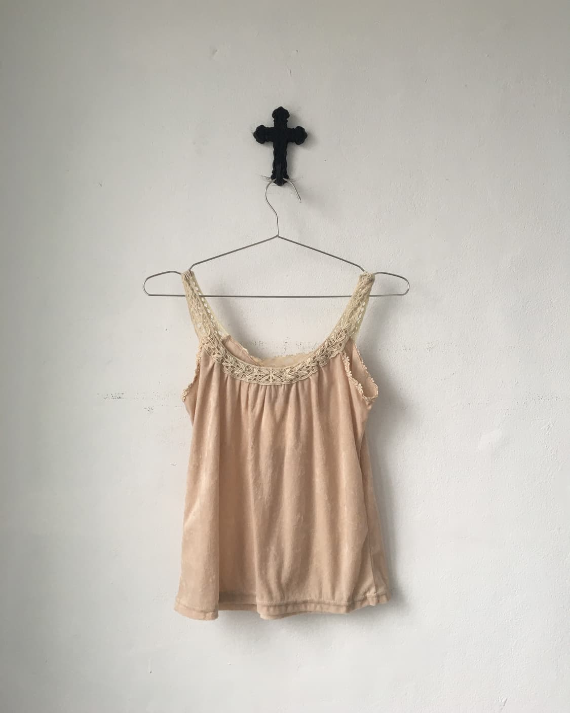 Flower point velvet sleeveless 상품이미지2