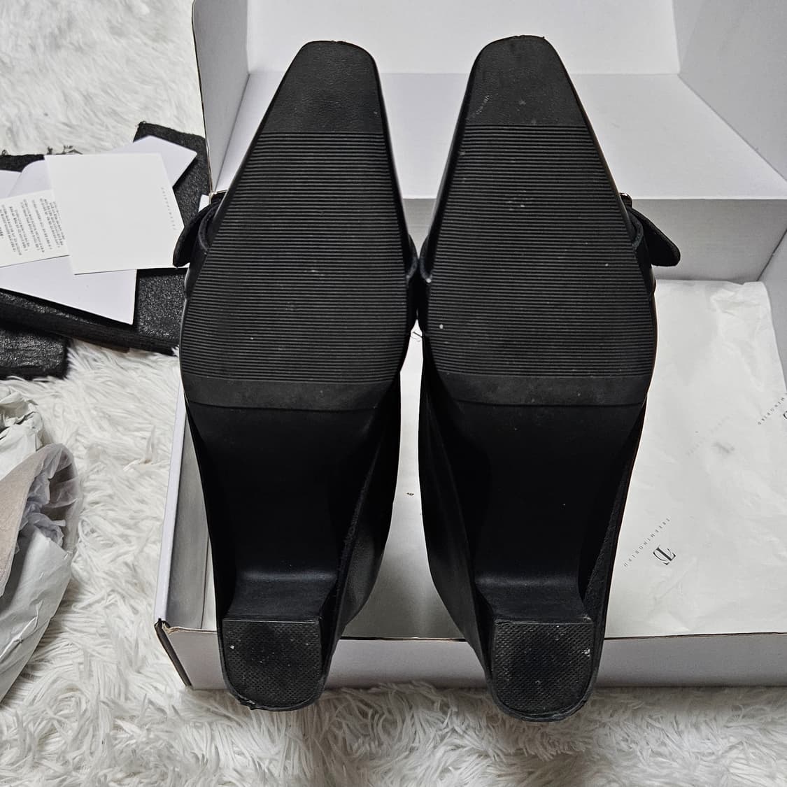 [250] 트리밍버드 슬라우치 볼륨 버클 부츠 /풀박스 상품이미지4