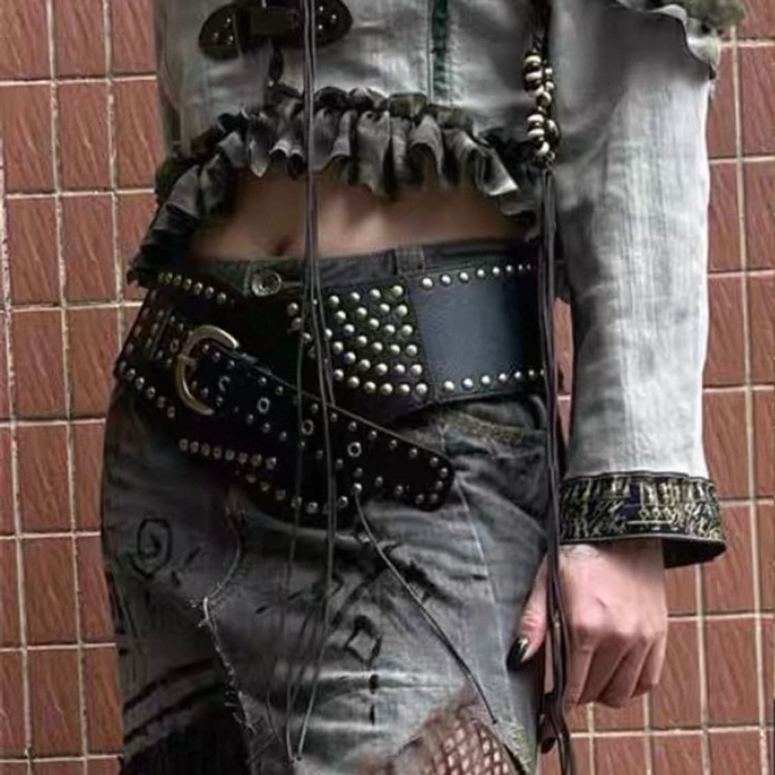 빈티지 레더 벨트 상품이미지2