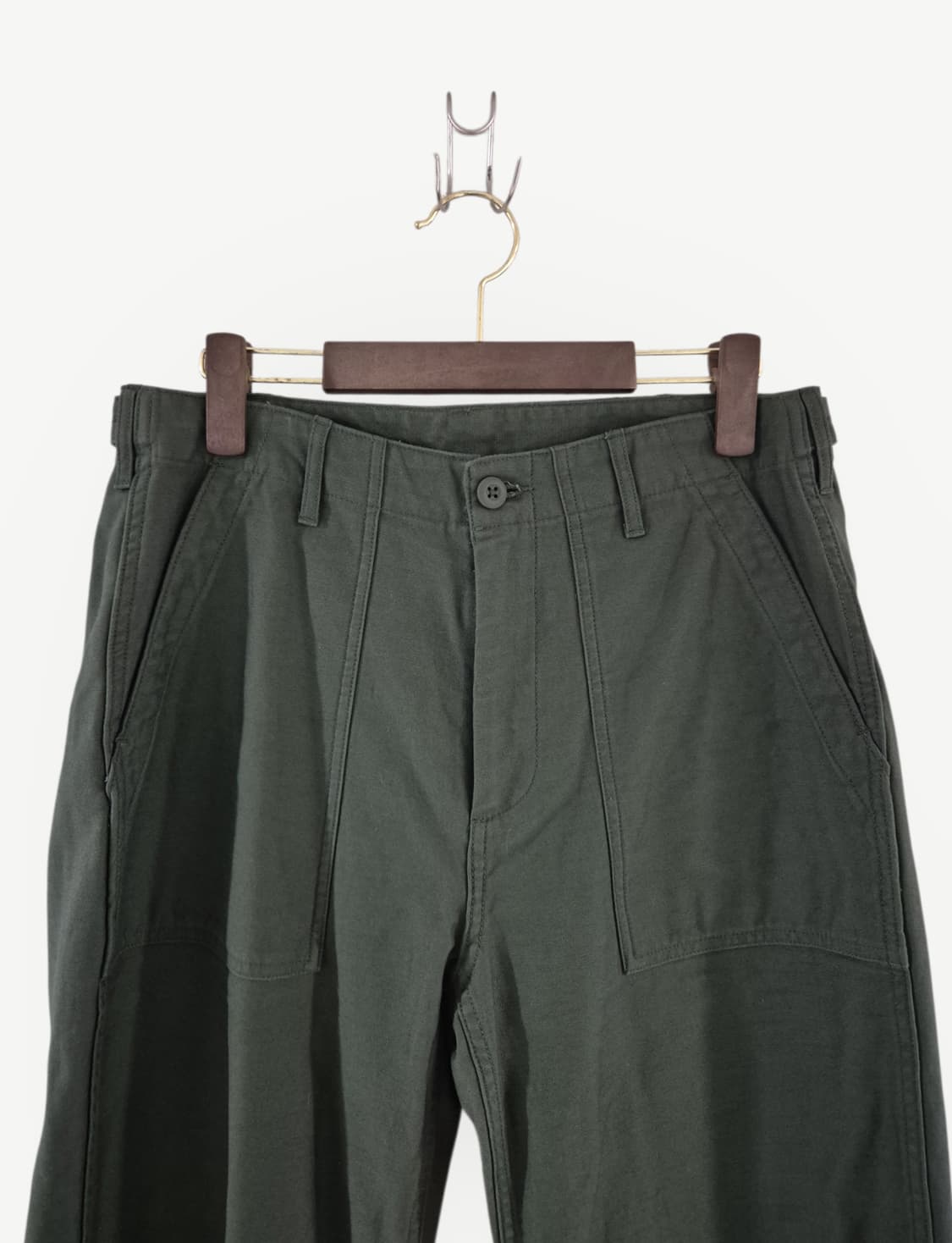 [31]무신사스탠다드 카키 면팬츠 MEN 상품이미지1