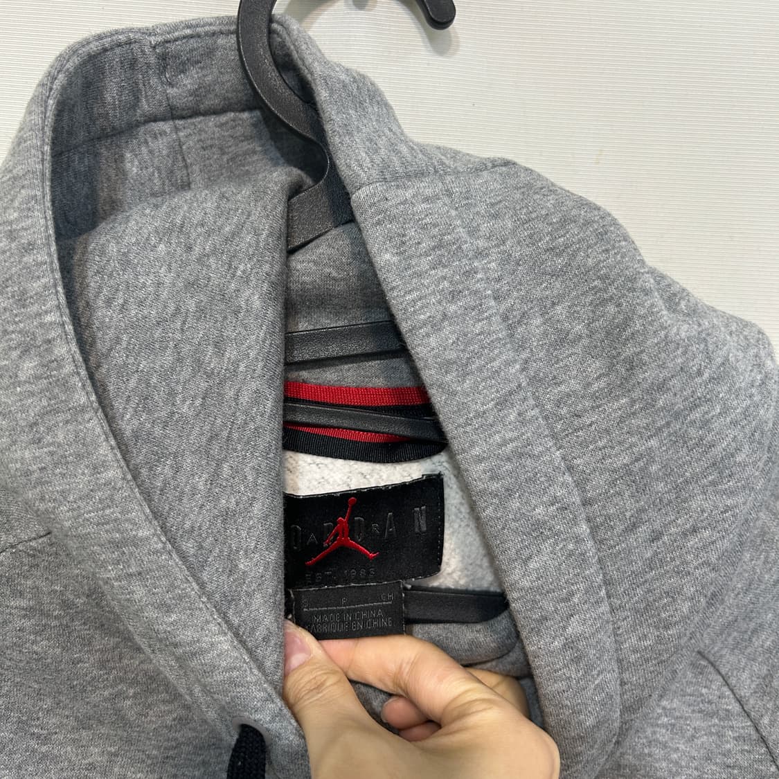 나이키 조던 남성 그레이 기모 후드집업 95 상품이미지2