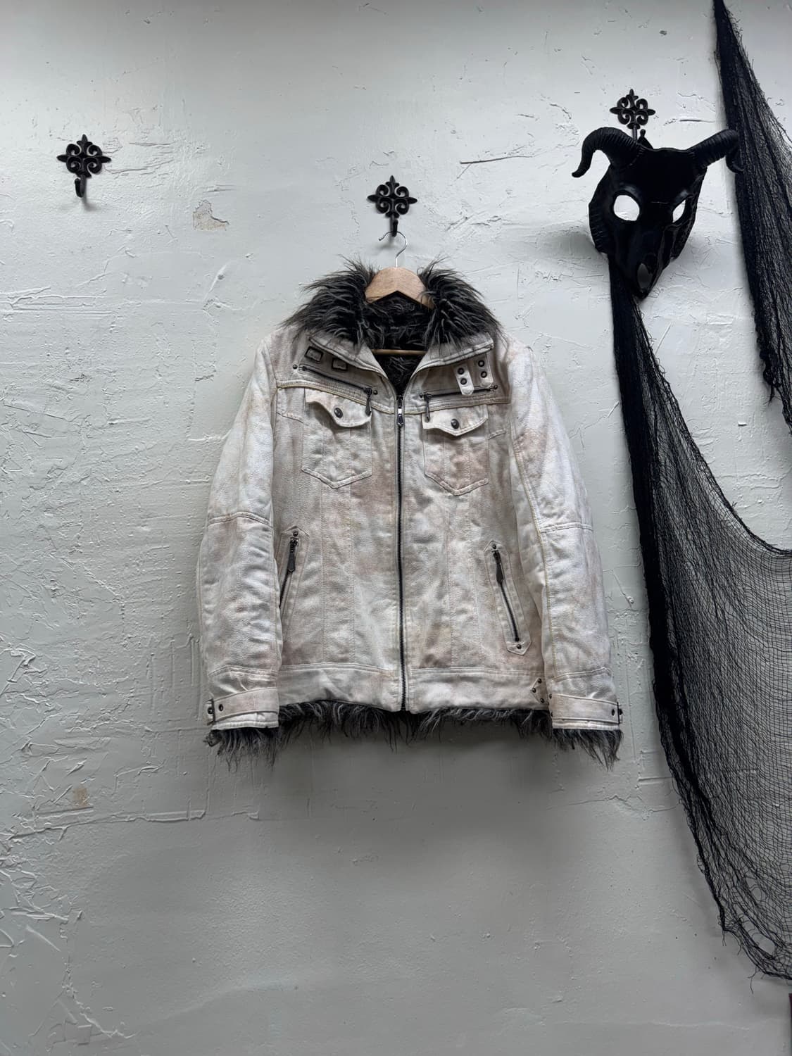 In the attic 00s vkei trimming fur jacke 상품이미지2