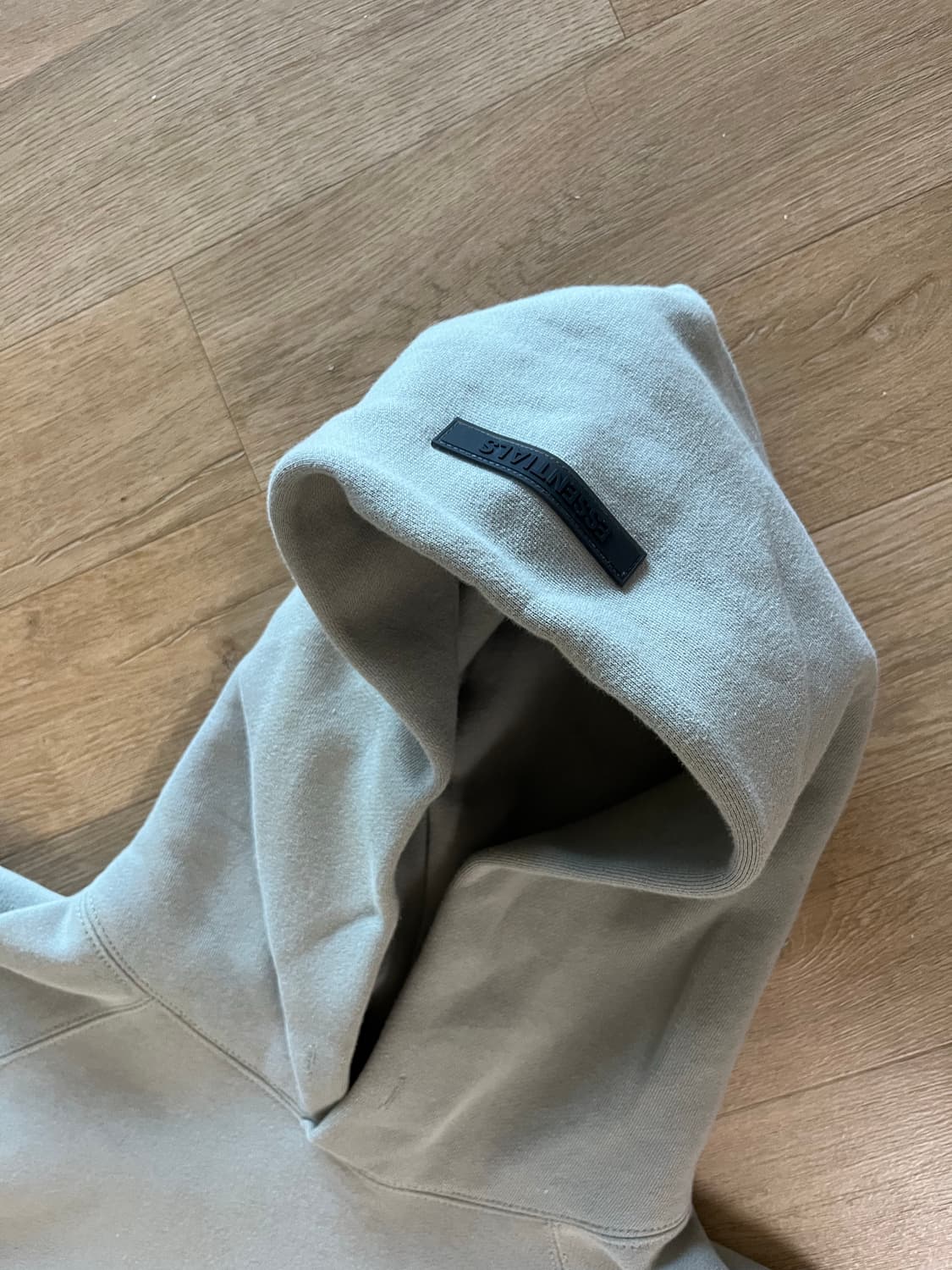 피오갓 에센셜 후드티 M(기모) 피스타치오 상품이미지2