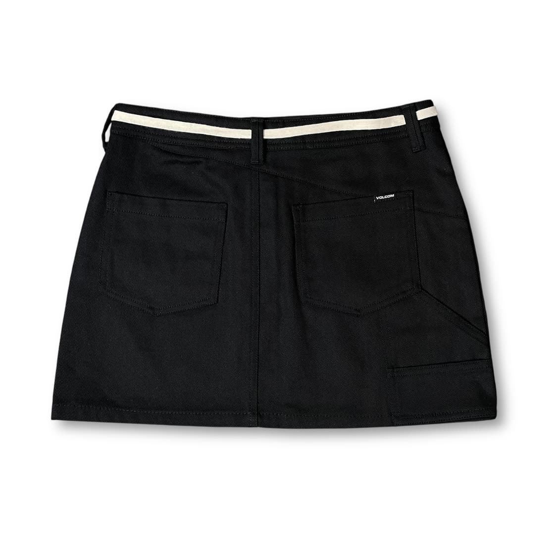 (29) VOLCOM 블랙 데님 미니스커트 XS 상품이미지2