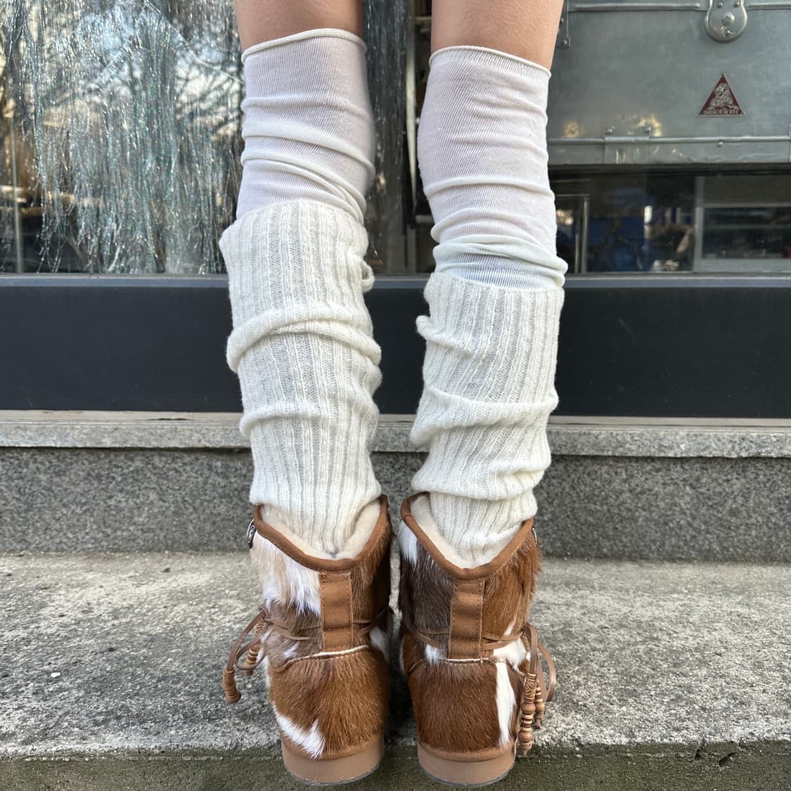 00s AU&MU 리얼 카우하이드 어그 부츠 상품이미지10