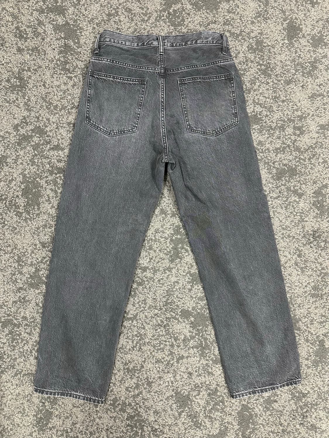 유니클로 와이드핏 데님 블랙 29 상품이미지2