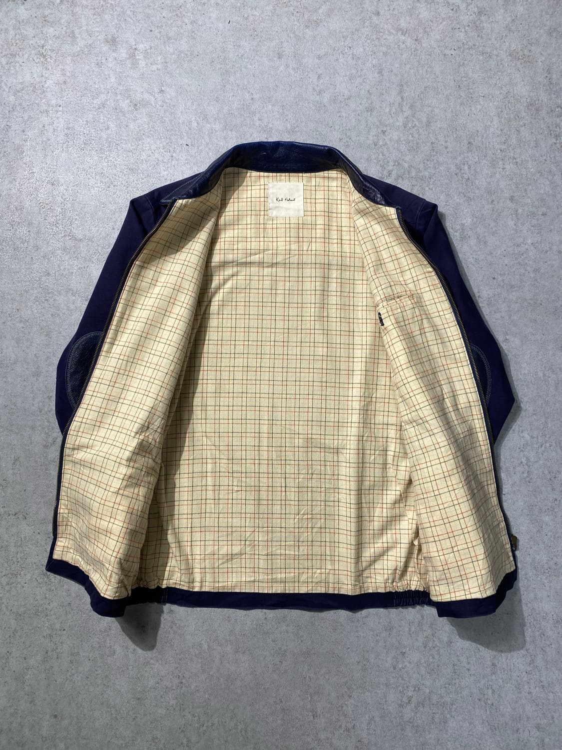 [M] 90s Karl Helmut 칼헬무트 아카이브 레더패치 워크자켓 상품이미지6