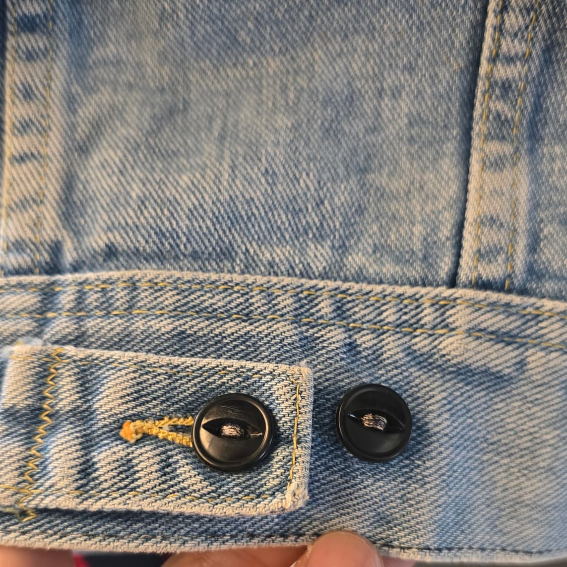 빈티지 Lee 라이더스 USA 데님 자켓 크롭핏 상품이미지8