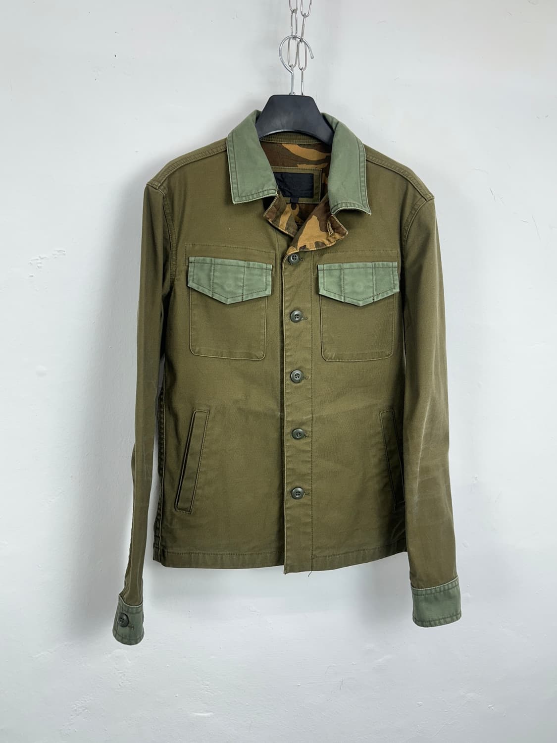 Luv Maison Camo Detail Cotton Jacket 상품이미지1