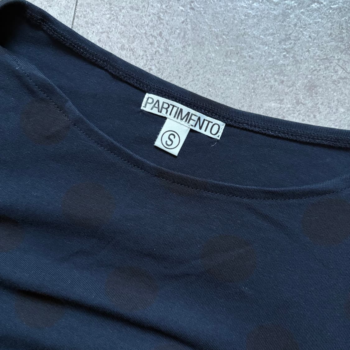 파르티멘토우먼 도트 스트라이프 롱슬리브 s 상품이미지3