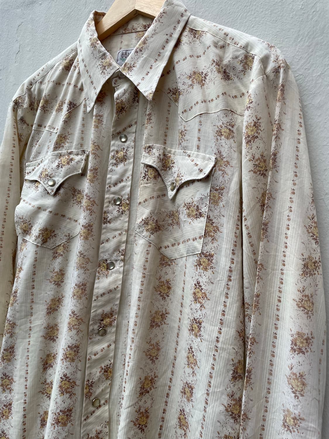 H bar C flower western shirt 상품이미지4