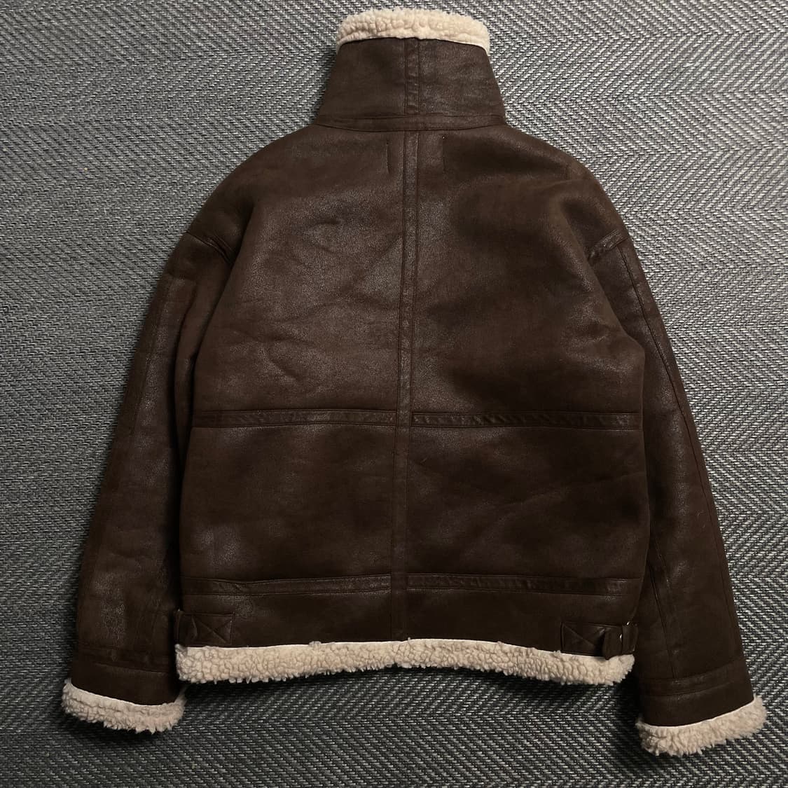 Ame Studio 하이넥 스웨이드 무스탕 자켓y 5318 상품이미지7