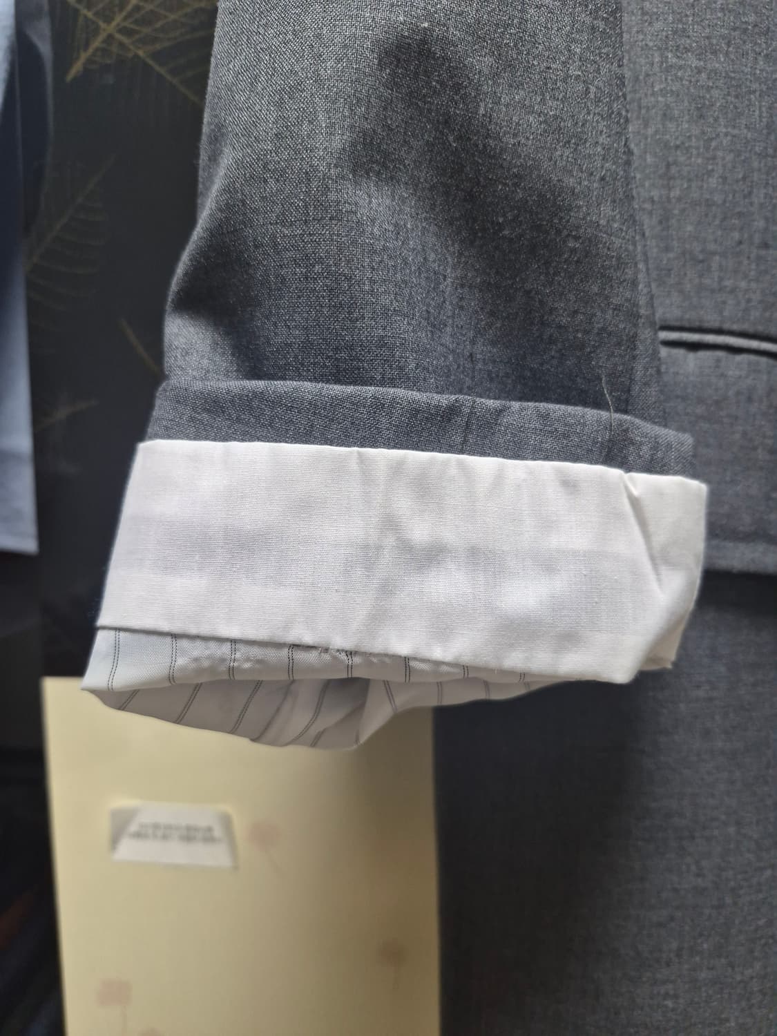 [3] 리넥츠 브라운오씨 울 색 컷 블레이저 그레이 상품이미지4