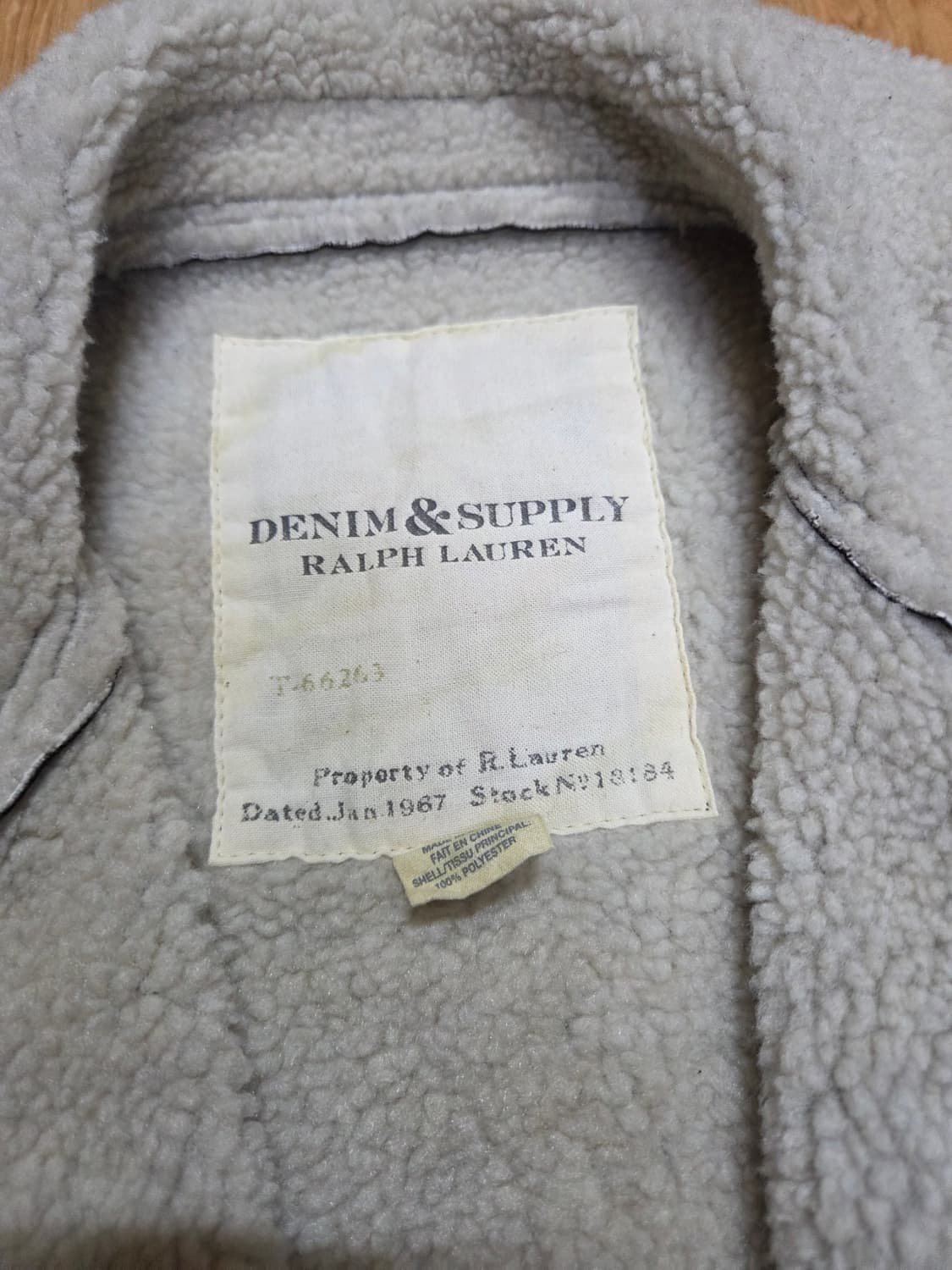 폴로 데님앤 서플라이 랄프로렌 무스탕 자켓 상품이미지4