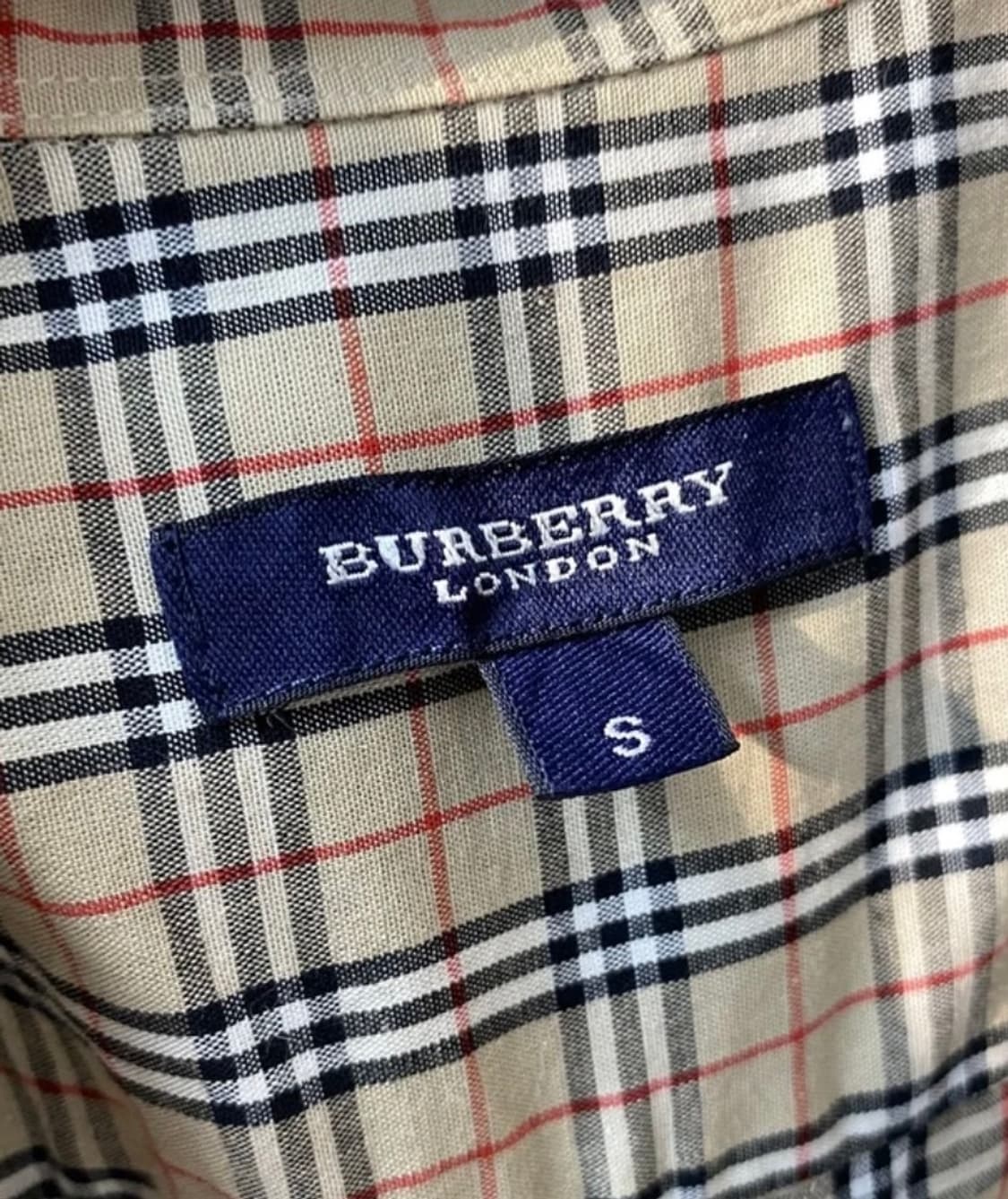 [8526]Burberry beige short sleeve shirt 상품이미지5