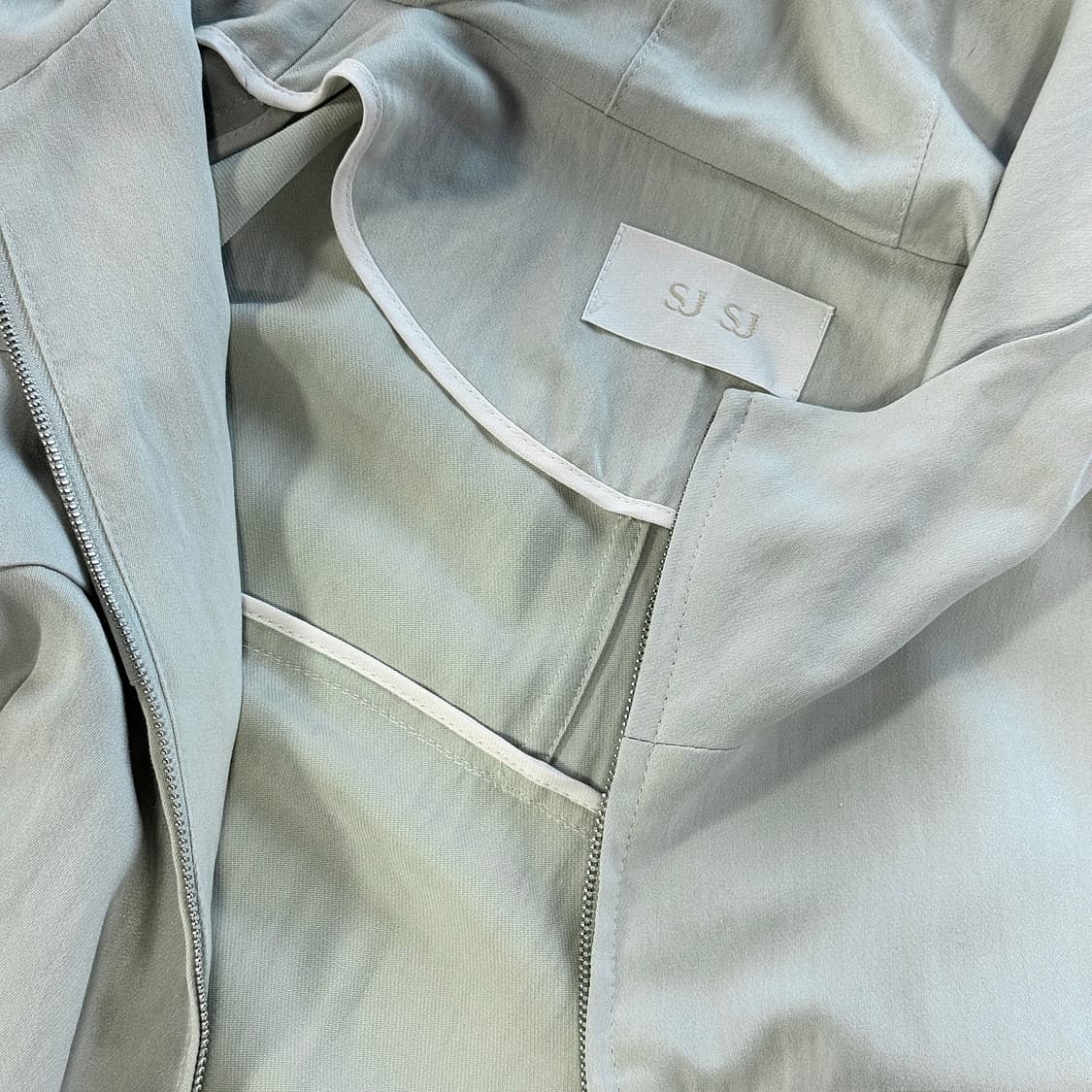 SJSJ 프릴 헴 후드 집업 상품이미지2