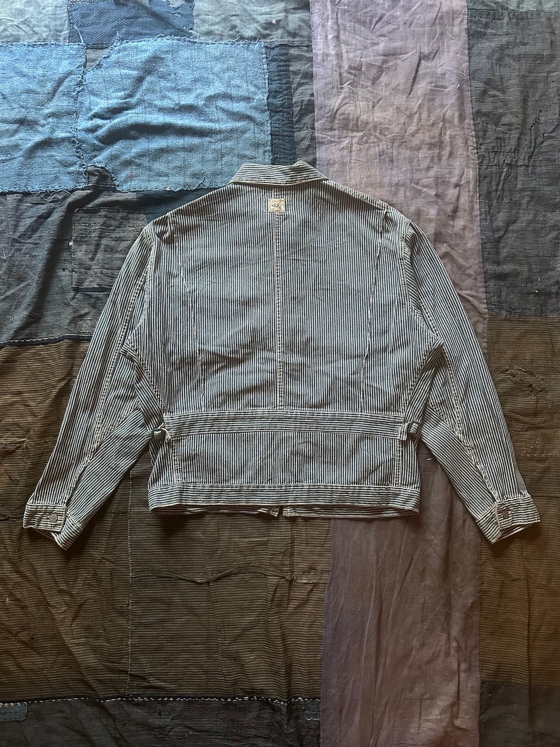 90s USA RRL 빈티지 더블알엘 히코리 워크 자켓 상품이미지4